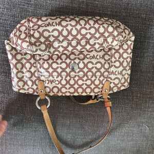 Brown Patterned Women's Bag